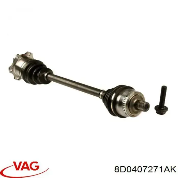 Półoś napędowa przednia lewa VAG 8D0407451KX cena, od 127,69 USD