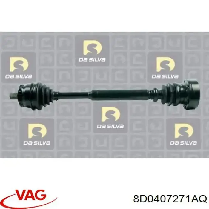 8D0407271AQ VAG Półoś napędowa przednia lewa