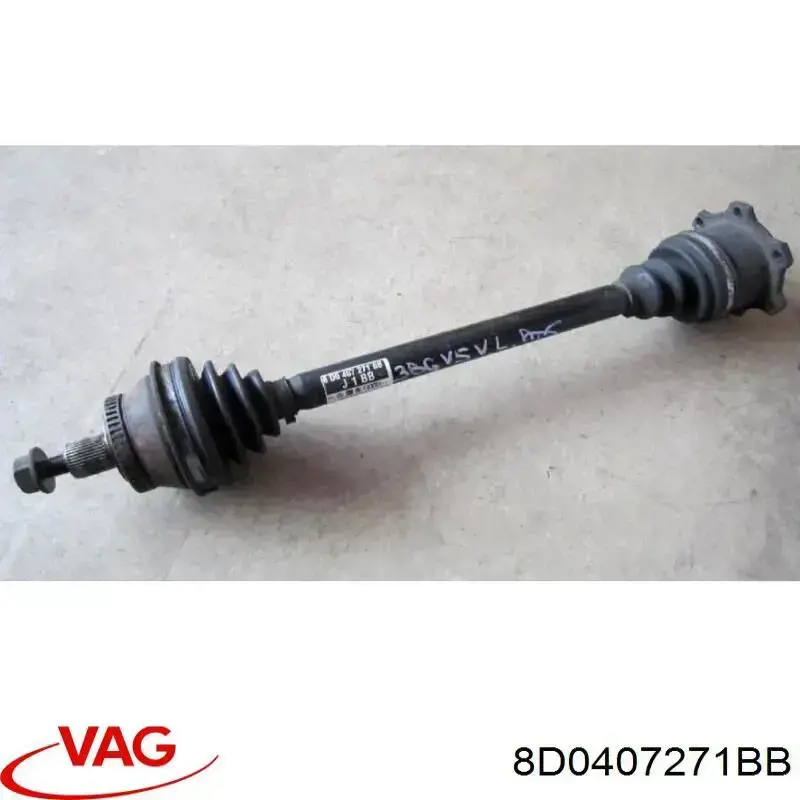 8D0407271BB VAG Półoś napędowa przednia lewa