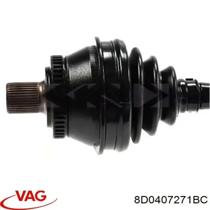 Do koszyka 8D0407271BC VAG Półoś napędowa przednia lewa