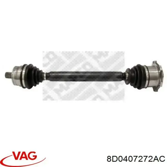 8D0407272AC VAG Półoś napędowa przednia prawa