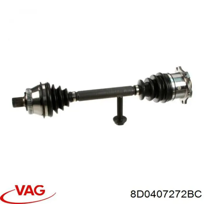 Półoś napędowa przednia prawa VAG 8D0407272BC cena, od 115,40 USD