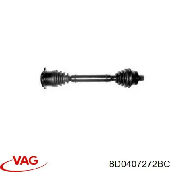 Do koszyka 8D0407272BC VAG Półoś napędowa przednia prawa