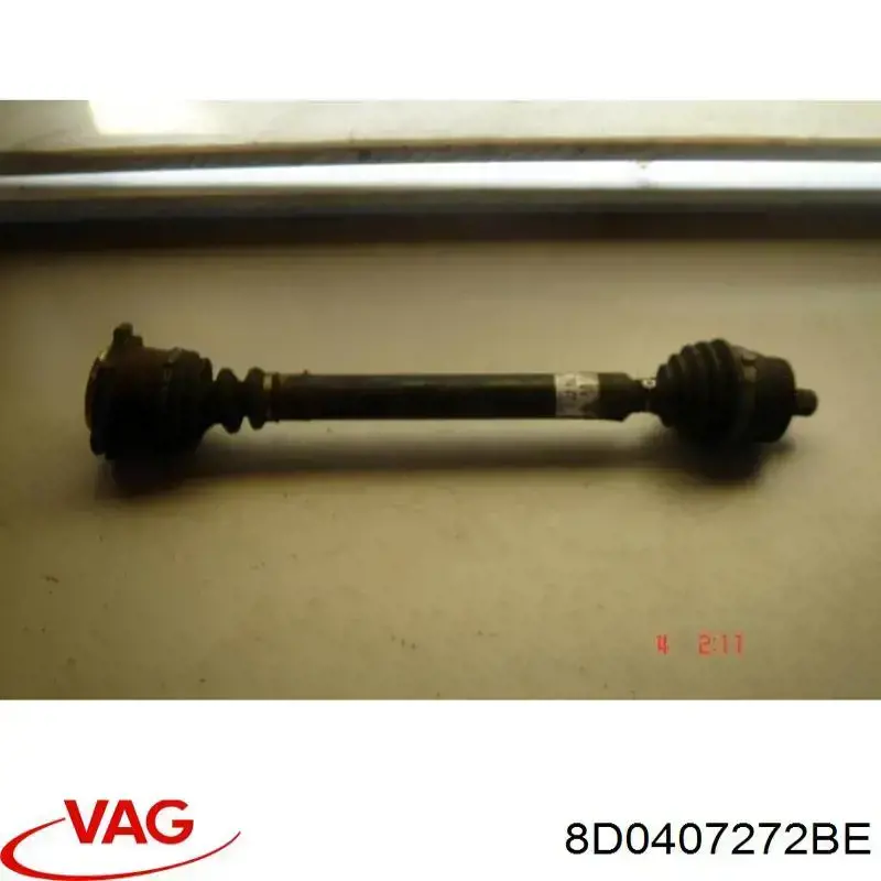 Do koszyka 8D0407452DX VAG Półoś napędowa przednia prawa