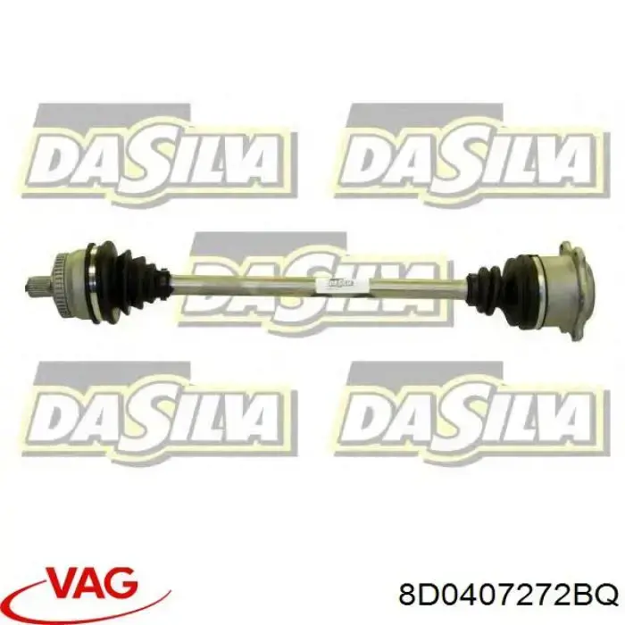 Półoś napędowa przednia prawa VAG 8D0407272BQ cena, od 103,86 USD