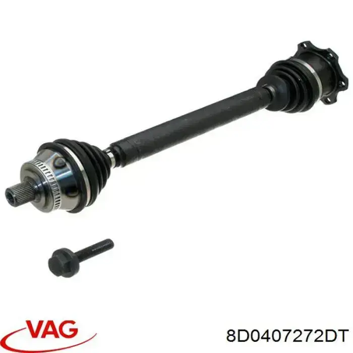 Półoś napędowa przednia prawa VAG 8D0407272DT cena, od 122,87 USD