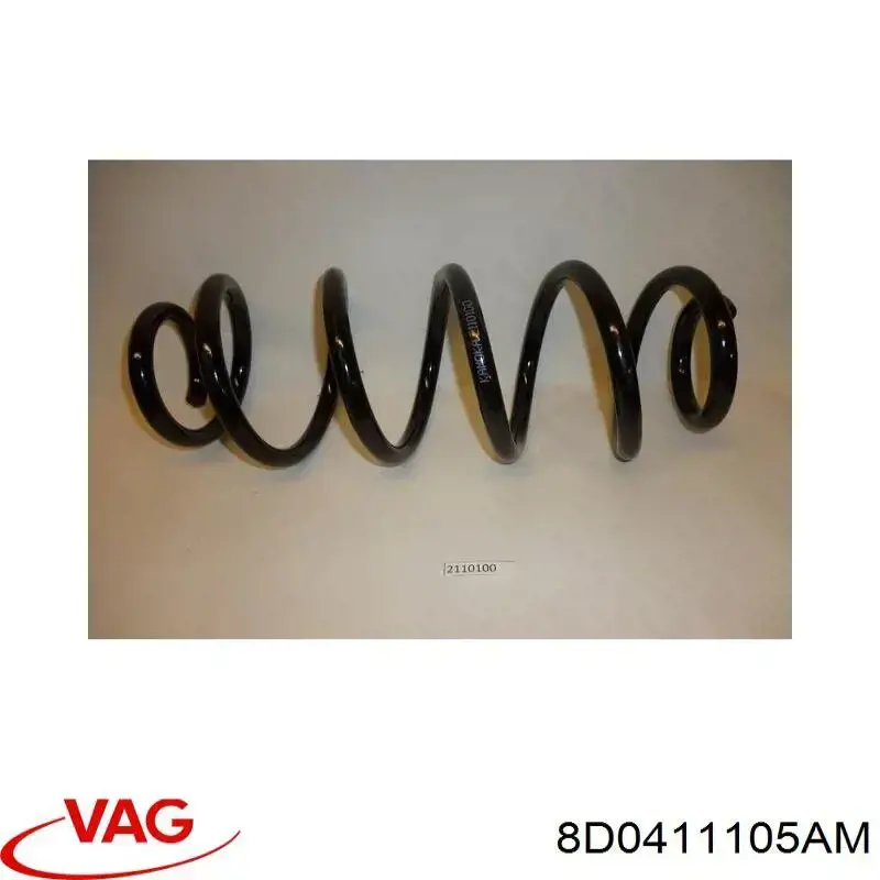 Sprężyna przednia VAG 8D0411105AM cena, od 27,38 USD