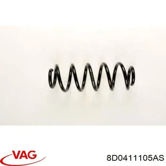 Sprężyna przednia VAG 8D0411105AS cena, od 30,93 USD