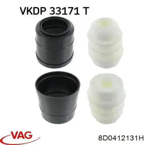 Odbój amortyzatora przedniego VAG 8D0412131H cena, od 8,38 USD