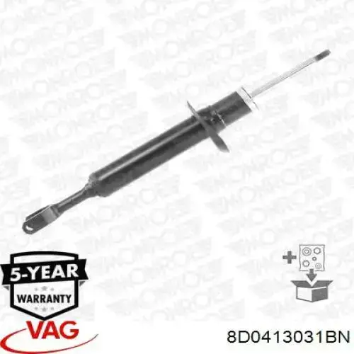 Amortyzator przedni 8D0413031BN VAG