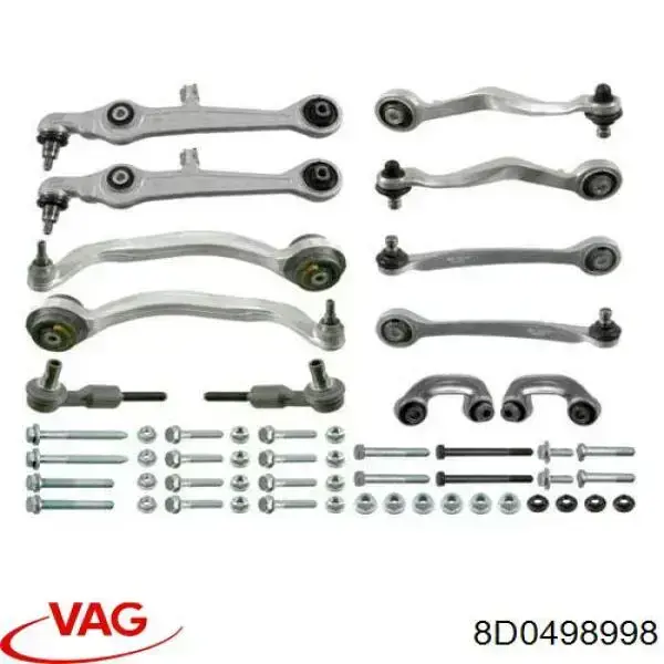 Zestaw wahaczy zawieszenia przedniego VAG 8D0498998 cena, od 215,48 USD