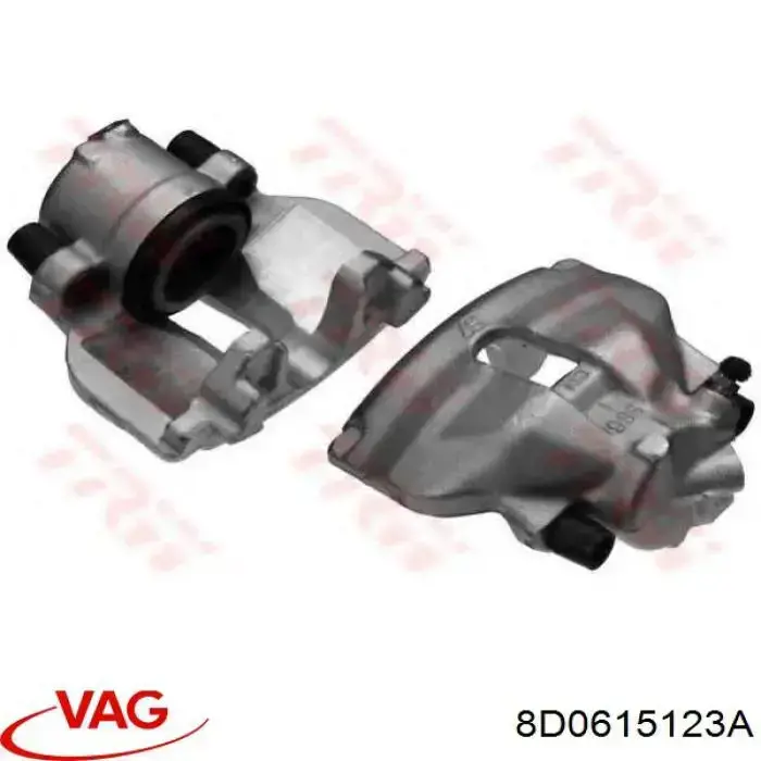 Zacisk hamulcowy przedni lewy VAG 8D0615123A cena, od 44,49 USD