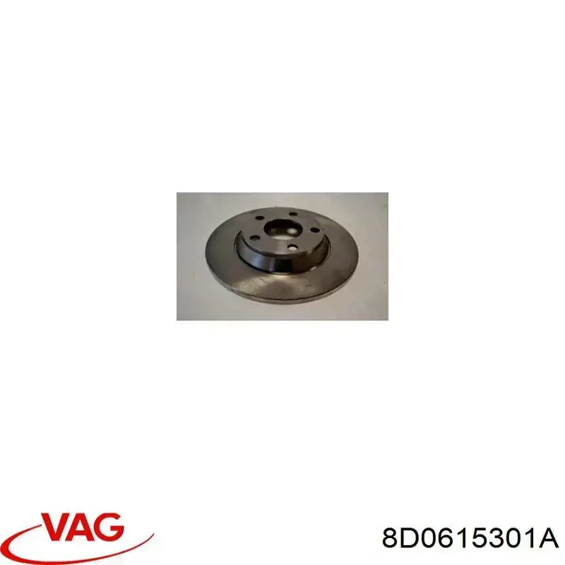 Tarcza hamulcowa przednia VAG 8D0615301A cena, od 37,41 USD