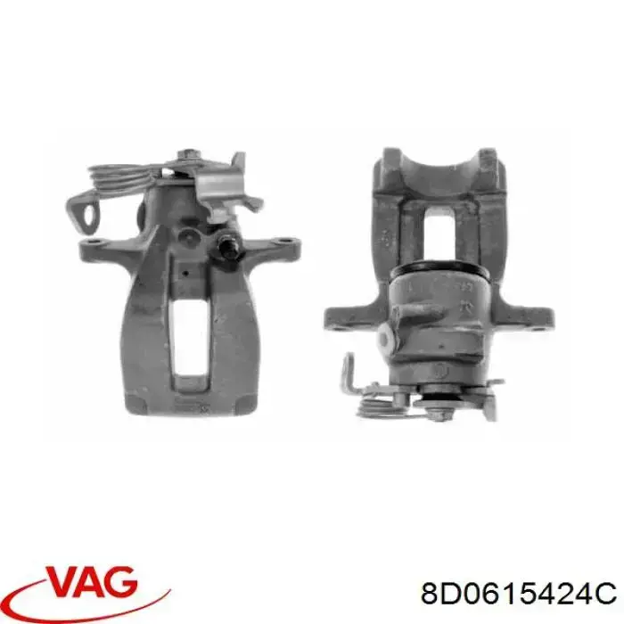 Zacisk hamulcowy tylny prawy VAG 8D0615424C cena, od 65,96 USD