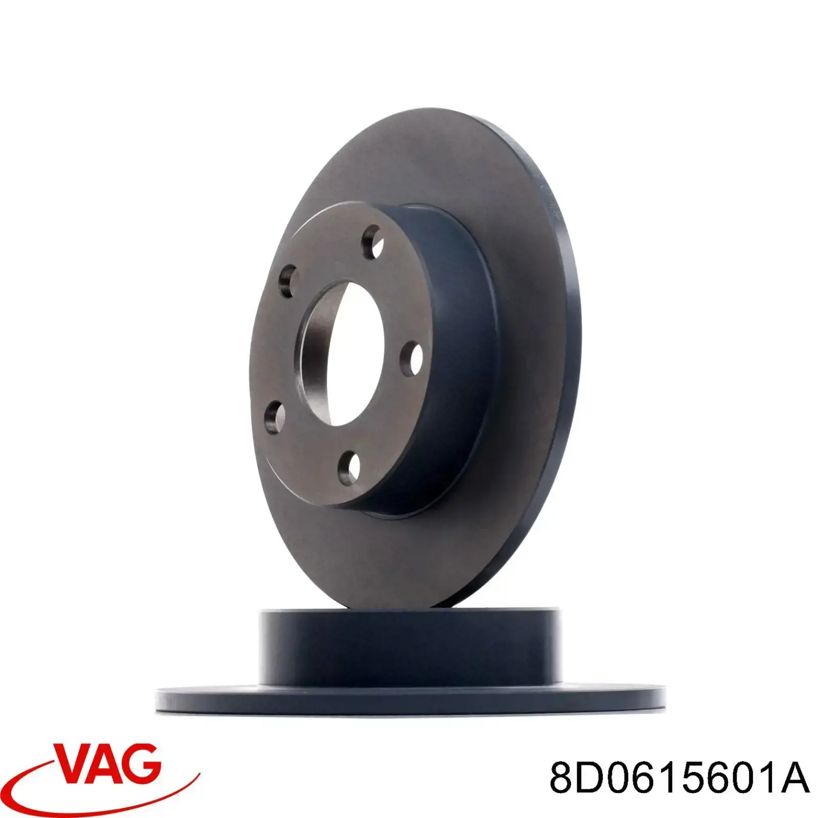 Do koszyka 8D0615601A VAG Tarcza hamulcowa tylna