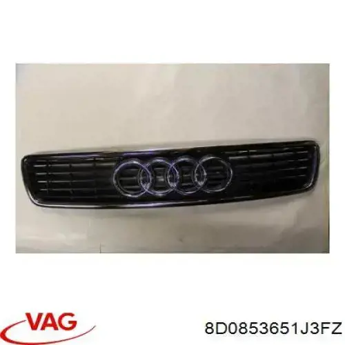 Do koszyka 8D0853651J3FZ VAG Atrapa chłodnicy