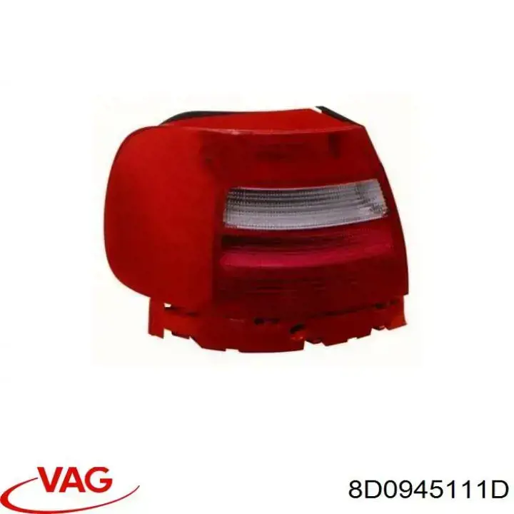 Do koszyka 8D0945111D VAG Lampa zespolona tylna lewa