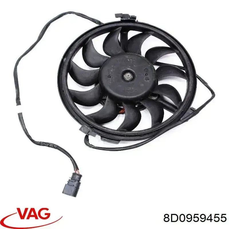 Wentylator elektryczny układu chłodzenia kompletny (silnik+wirnik) VAG 8D0959455 cena, od 59,34 USD
