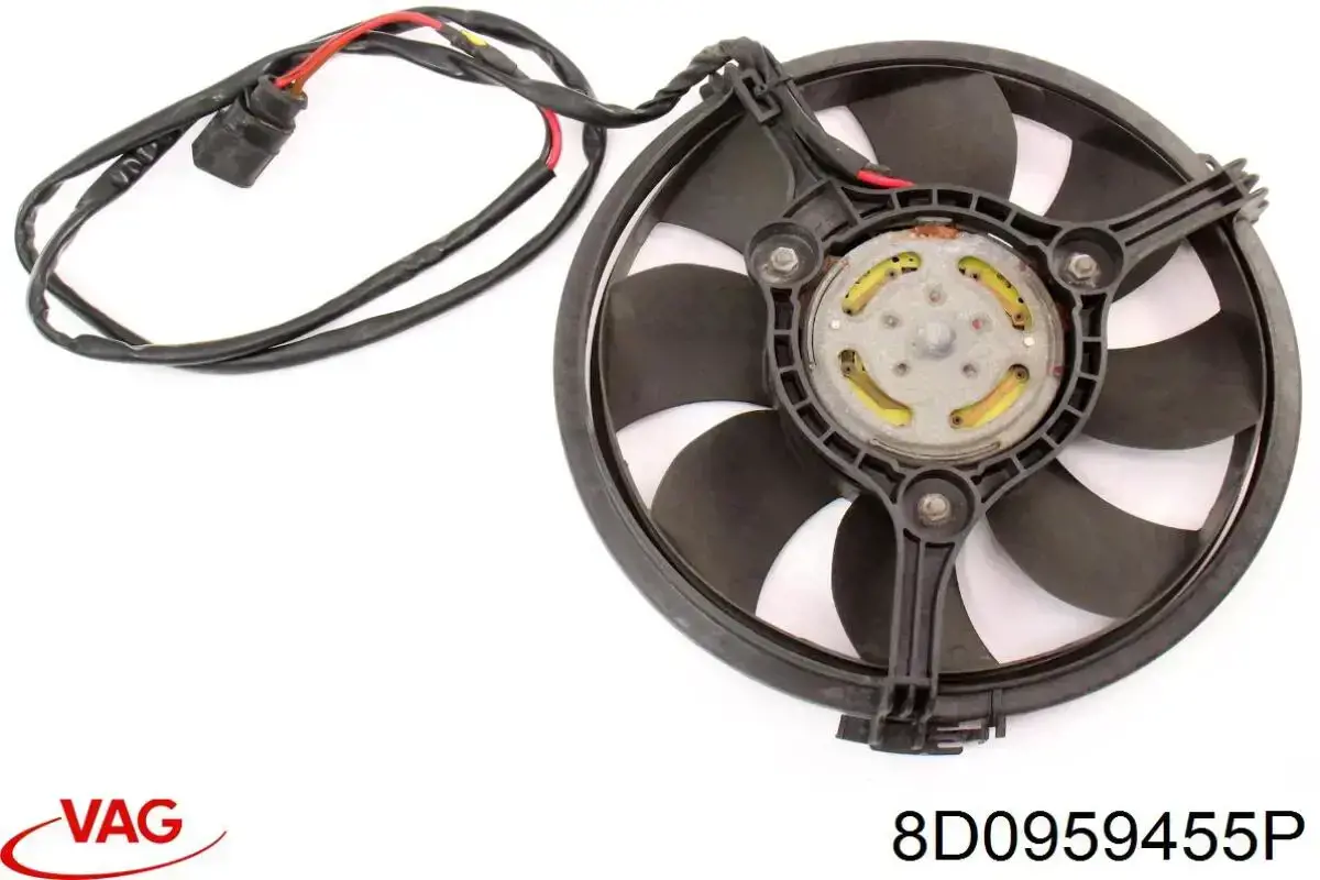 Wentylator elektryczny układu chłodzenia kompletny (silnik+wirnik) VAG 8D0959455P cena, od 59,34 USD