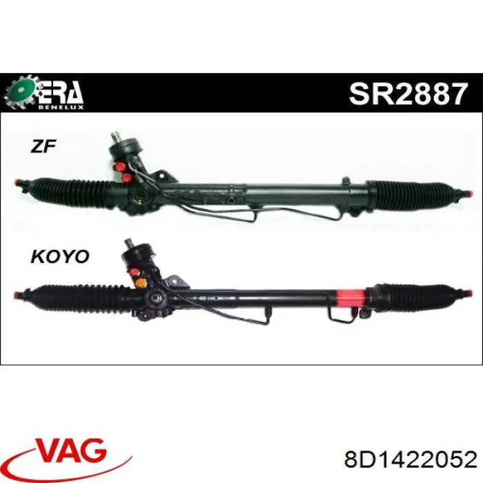 Listwa kierownicza (maglownica) VAG 8D1422052 cena, od 188,98 USD