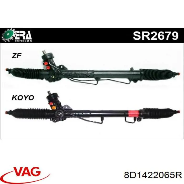 8D1422065R VAG Listwa kierownicza (maglownica)