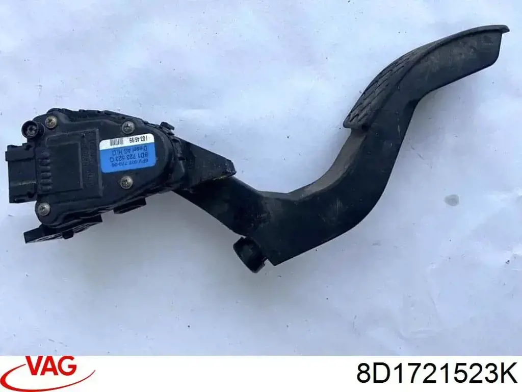 Pedał przyspieszenia (gazu) VAG 8D1721523K cena, od 54,48 USD
