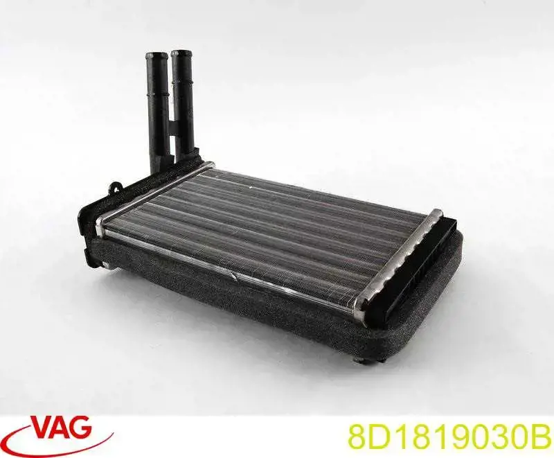 Chłodnica nagrzewnicy (ogrzewacza) VAG 8D1819030B cena, od 25,65 USD