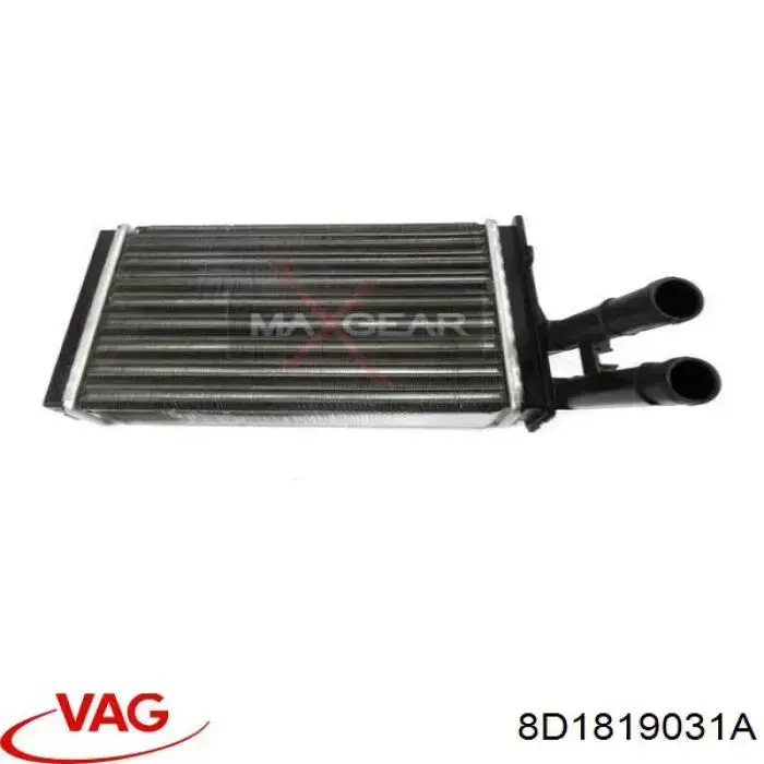 Chłodnica nagrzewnicy (ogrzewacza) VAG 8D1819031A cena, od 23,09 USD