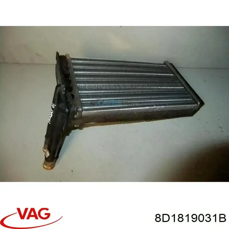 Chłodnica nagrzewnicy (ogrzewacza) VAG 8D1819031B cena, od 25,65 USD