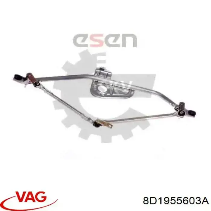 8D1955603A VAG Mechanizm wycieraczek