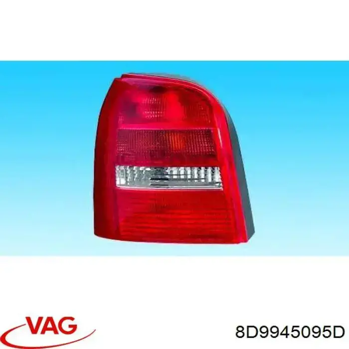 8D9945095D VAG lampa zespolona tylna lewa