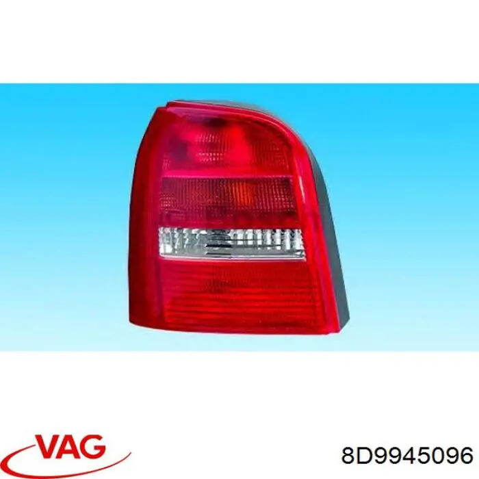 8D9945096A VAG lampa zespolona tylna prawa