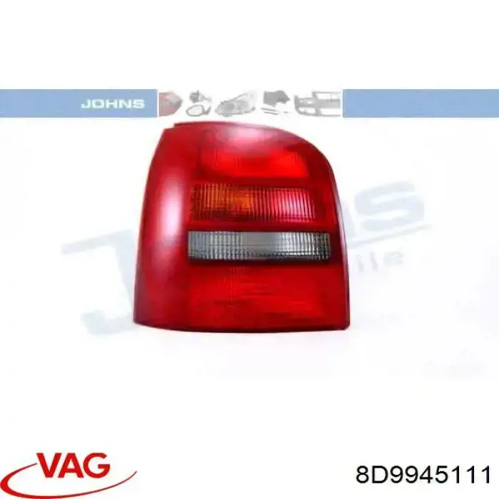 Do koszyka 8D9945111 VAG Lampa zespolona tylna lewa