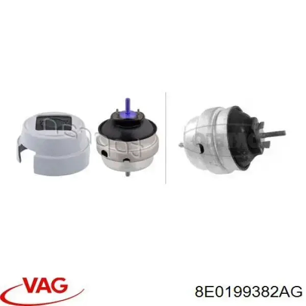 Poduszka (podpora) silnika prawa VAG 8E0199382AG