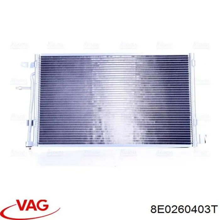 Chłodnica klimatyzacji VAG 8E0260403T cena, od 73,31 USD