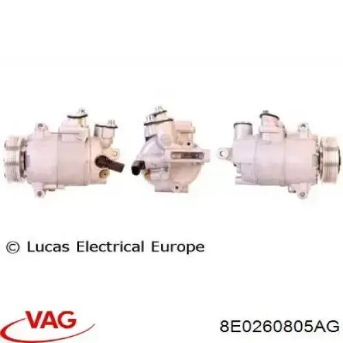 Do koszyka 8E0260805AG VAG Sprężarka klimatyzacji