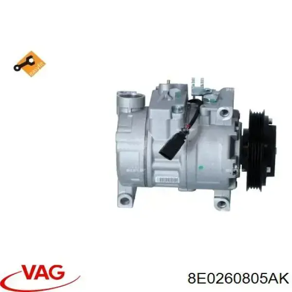 8E0260805AK VAG Sprężarka klimatyzacji
