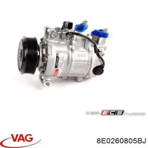 Sprężarka klimatyzacji VAG 8E0260805BJ cena, od 178,77 USD
