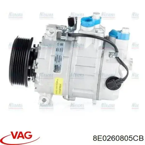 Sprężarka klimatyzacji VAG 8E0260805CB
