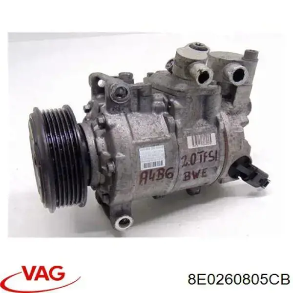 Sprężarka klimatyzacji VAG 8E0260805CB cena, od 382,51 USD