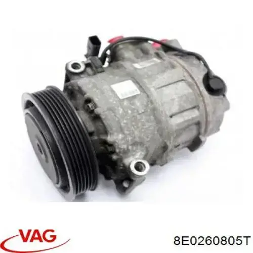 Sprężarka klimatyzacji VAG 8E0260805T cena, od 83,39 USD