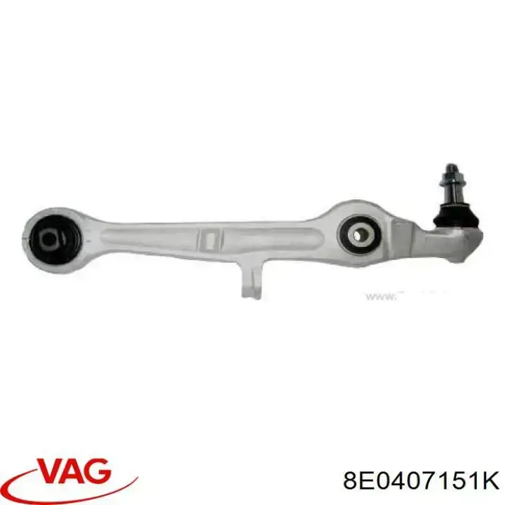 Wahacz zawieszenia przedniego dolny lewy/prawy VAG 8E0407151K cena, od 45,53 USD