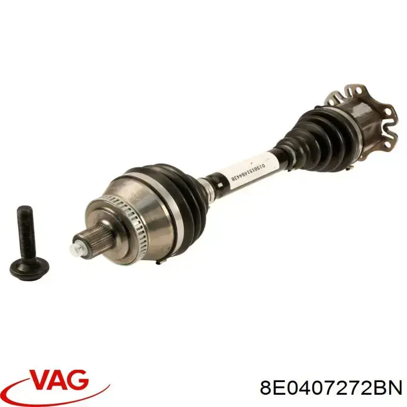 Półoś napędowa przednia prawa VAG 8E0407272BN cena, od 96,17 USD