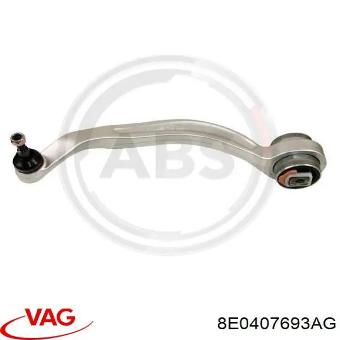 Wahacz zawieszenia przedniego dolny lewy 8E0407693AG VAG