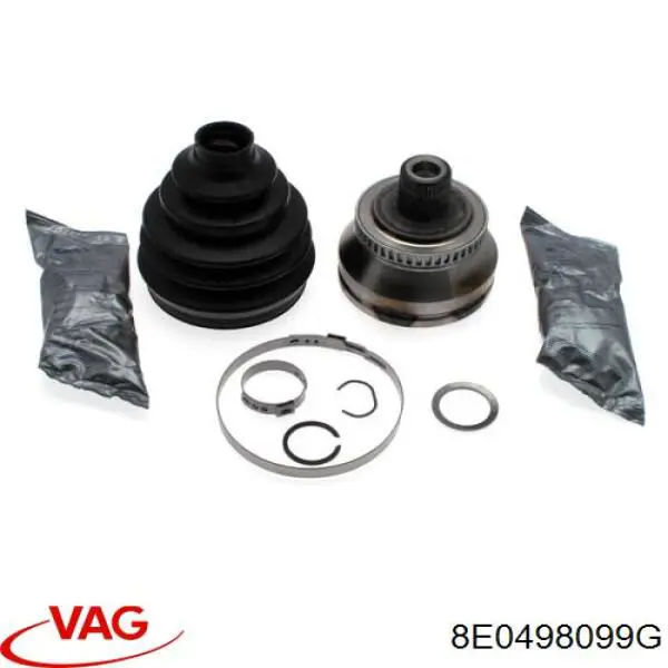 Przegub homokinetyczny przedni zewnętrzny VAG 8E0498099G cena, od 43,66 USD