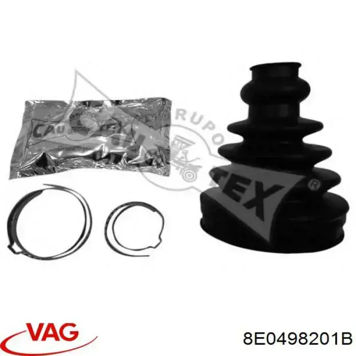 Osłona przegubu homokinetycznego półosi przedniej wewnętrzna VAG 8E0498201B cena, od 7,31 USD