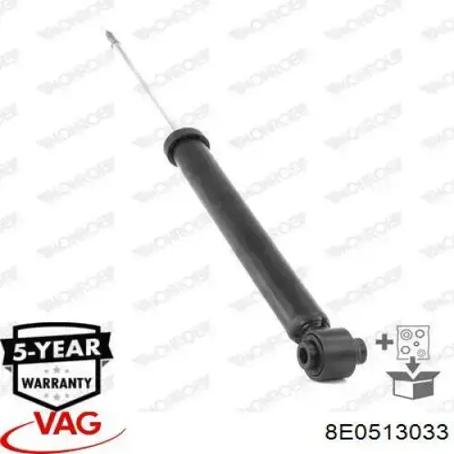Amortyzator tylny VAG 8E0513033 cena, od 61,40 USD