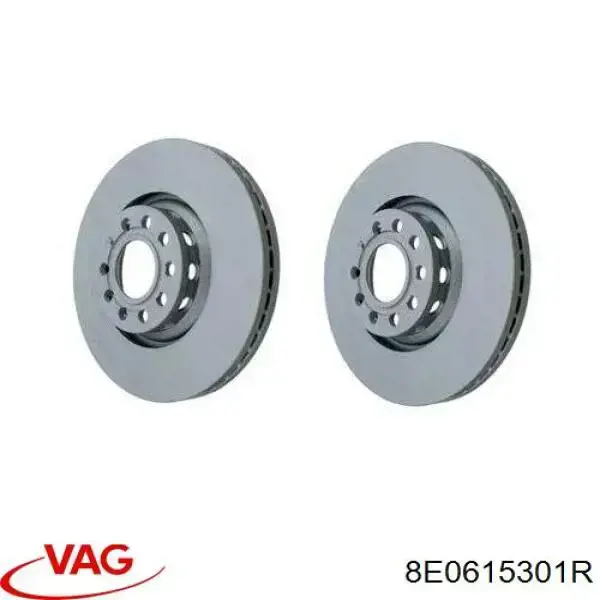 Do koszyka 8E0615301R VAG Tarcza hamulcowa przednia