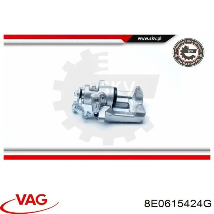Zacisk hamulcowy tylny prawy VAG 8E0615424G