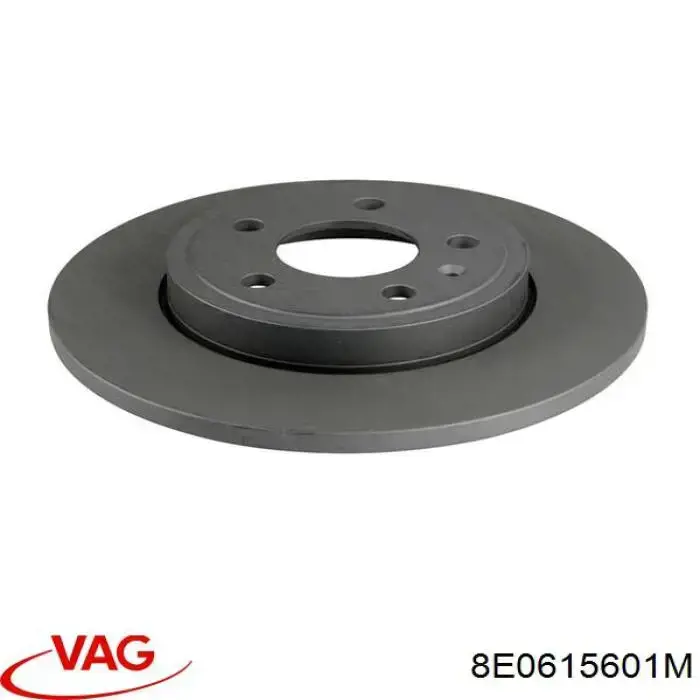 Do koszyka 8E0615601M VAG Tarcza hamulcowa tylna